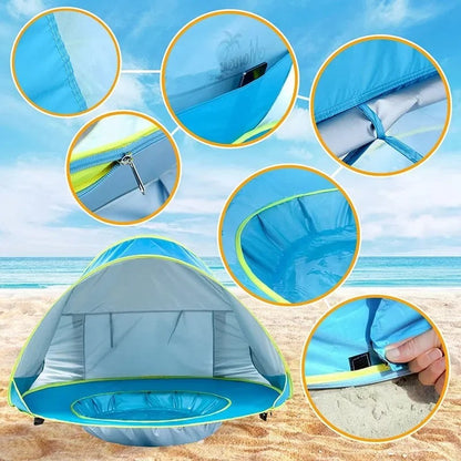 Tienda de campaña de playa para bebés